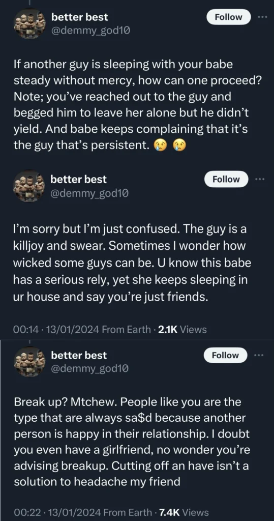 Intentional boyfriend seeks advice over ‘small’ issue with his girlfriend 