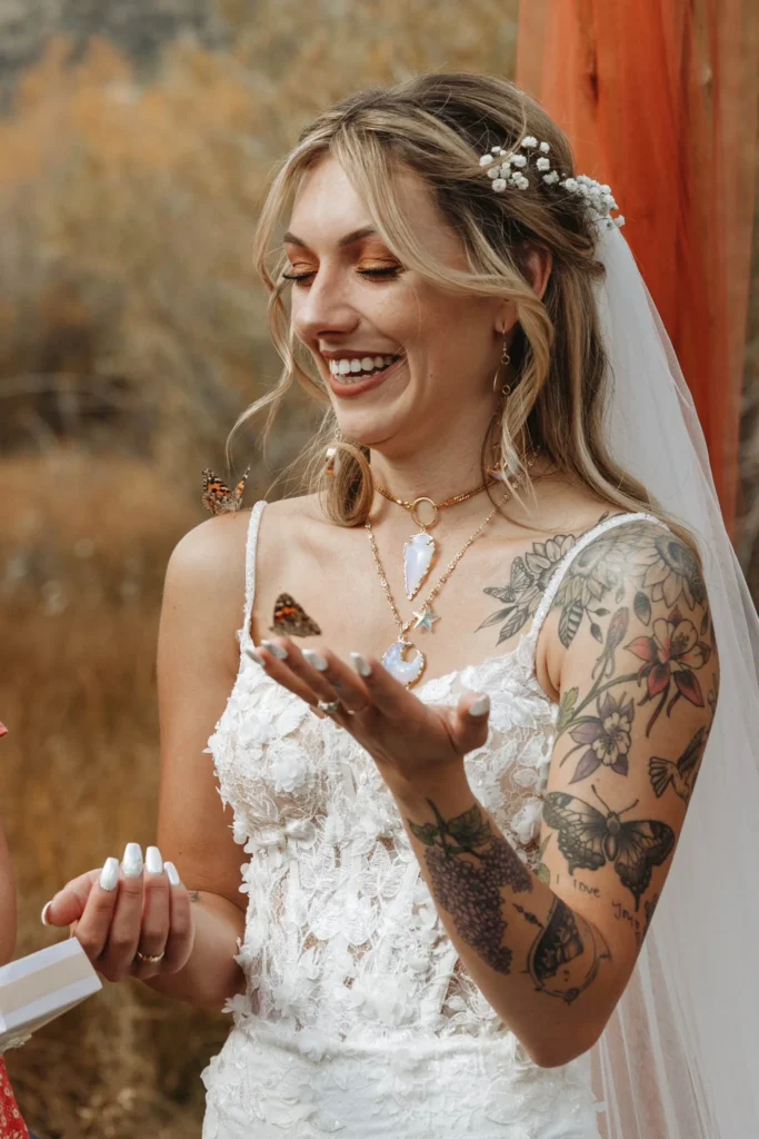 Lady shares strange way her late father showed up to her wedding