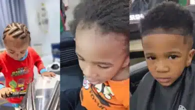 Mother cuts son’s hair without her husband’s permission, he reacts