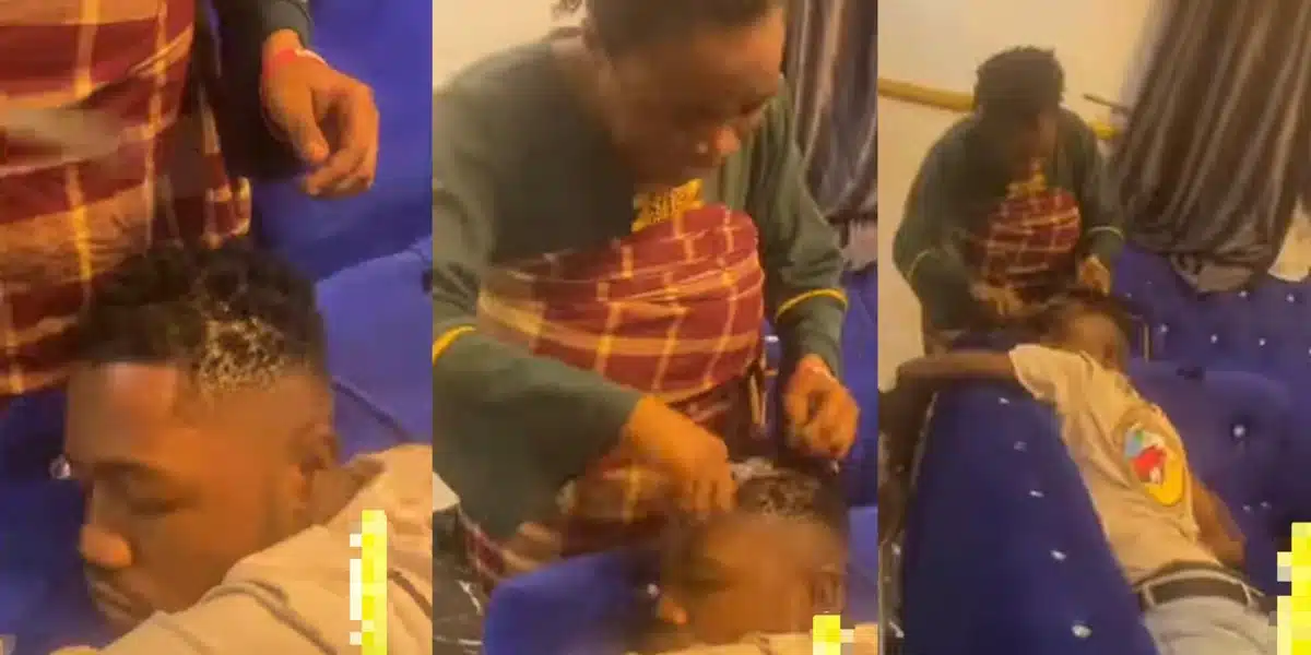 “Does the hair glorify God” — Mother asks as she cuts off son’s dreads while he sleeps