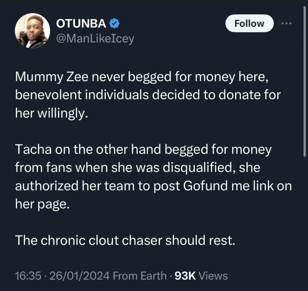 “Don’t throw stones if you live in a glass house” — Netizens advise Tacha after digging up old tweets of her begging for money online 