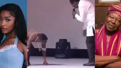“This is how you greet an elder” — Influencer shares throwback video of Wizkid prostrating to King Sunny Ade