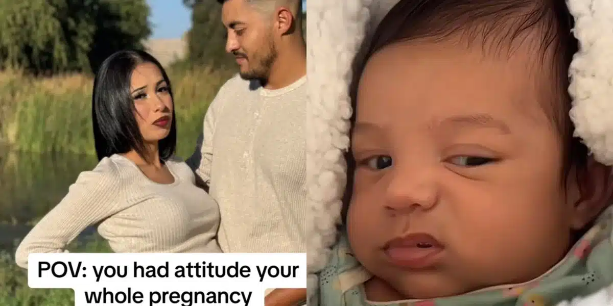 Lady shares how her baby picked up the attitude she gave off during pregnancy