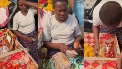 "I made my mom cry" - Man makes New Year unforgettable for mother as he gifts her a box filled with gifts