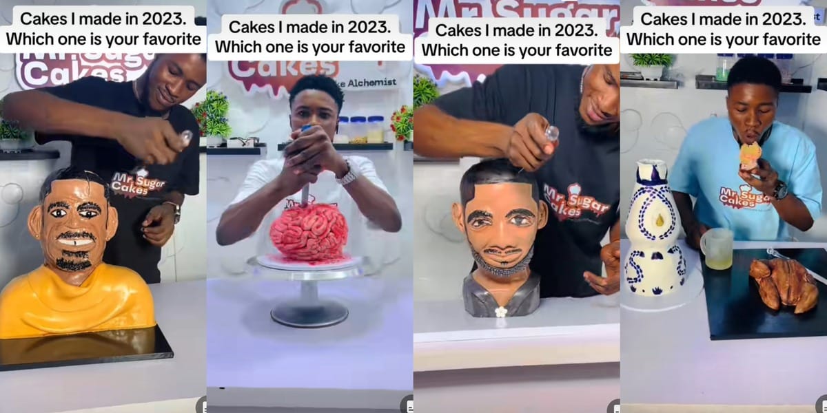 "Don’t cut that Hermes bag" - Talented baker breaks internet, shows off hyper-realistic cakes he made in 2023