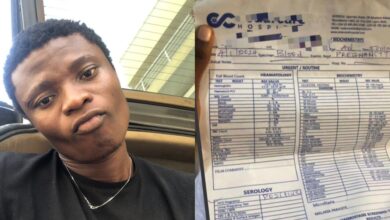"I’m still shocked till this period" - Man's reaction to girlfriend's surprise pregnancy test result breaks the internet