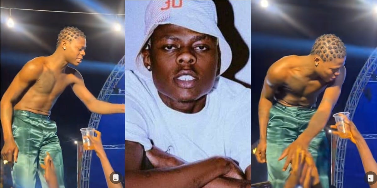 Video of MohBad rejecting fan's drink months before his death breaks the internet