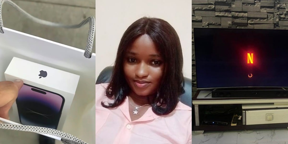 "iPhone 15 Pro Max, Smart TV, DStv" - Nigerian woman's 4:50 am cooking habit attracts expensive gifts