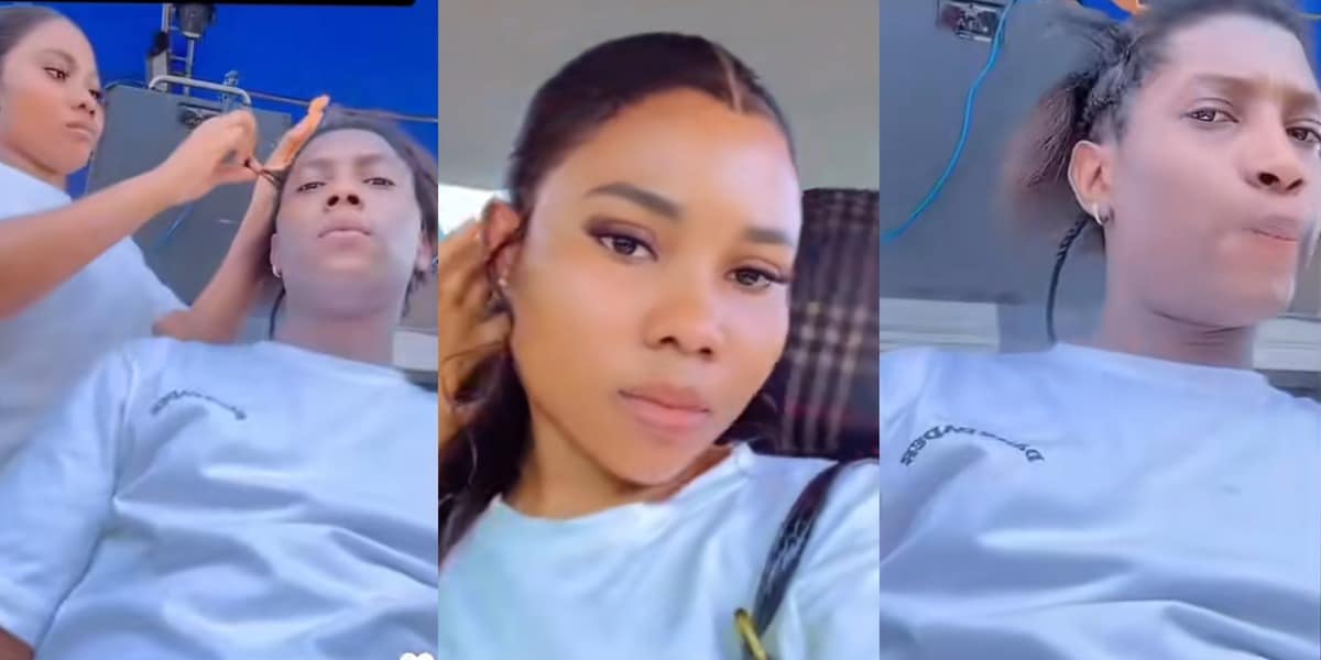 "Bella shmurda is cute" - Bella Shmurda's hair stylist earns praises on TikTok for his beautiful hair and neat work