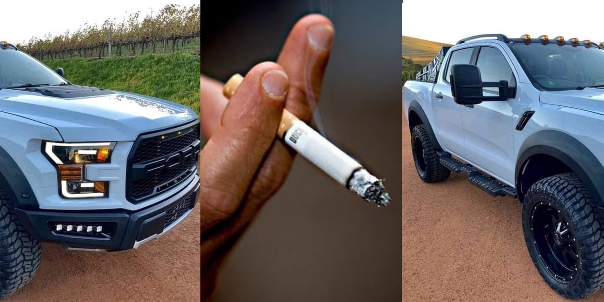Nigerian man flaunts multi-million naira car after quitting smoking for 3 years