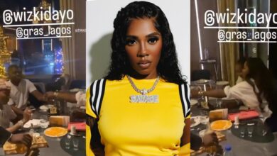 Drama as Tiwa Savage hangs out with Wizkid amid alleged beef with Davido