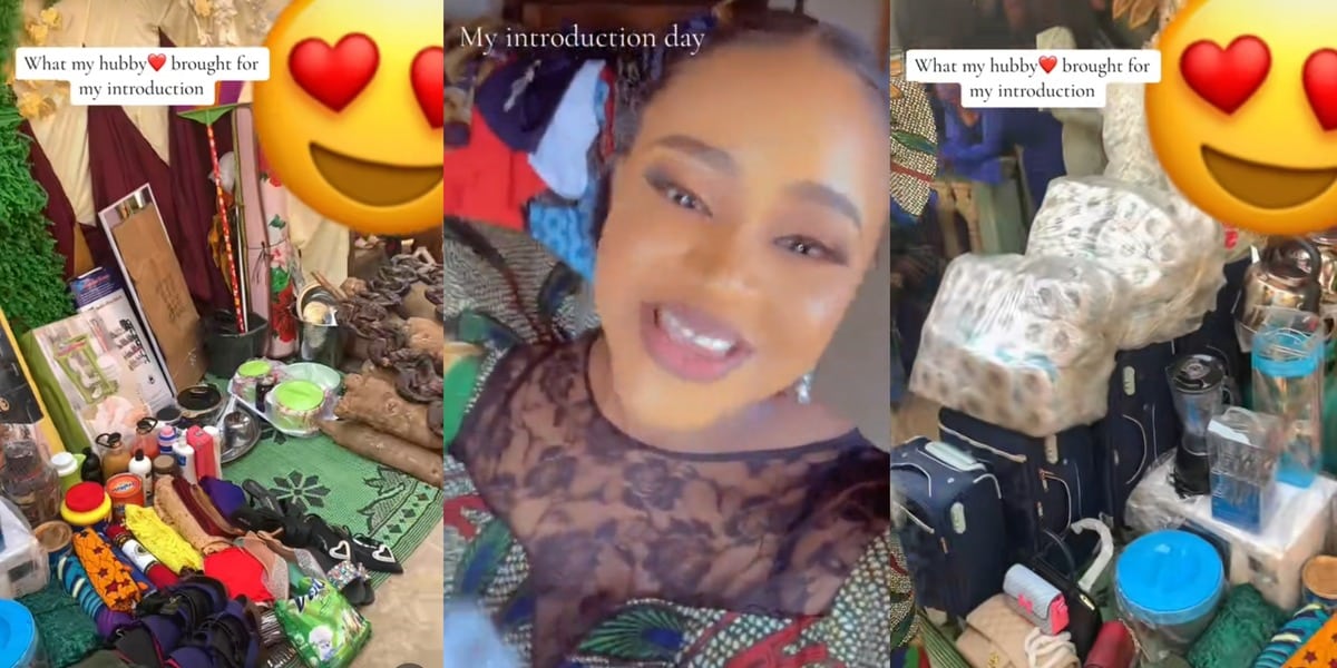 Beautiful Ebonyi bride receives set of brassieres, pack of tissue paper from her husband-to-be as bride price