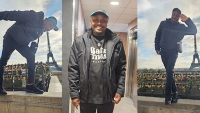 "First time in Paris, France" - Israel DMW thanks Davido as he visits Eiffel Tower during sponsored Paris trip