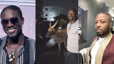 VeryDarkMan gifts Tunde Ednut a cow ahead of his birthday