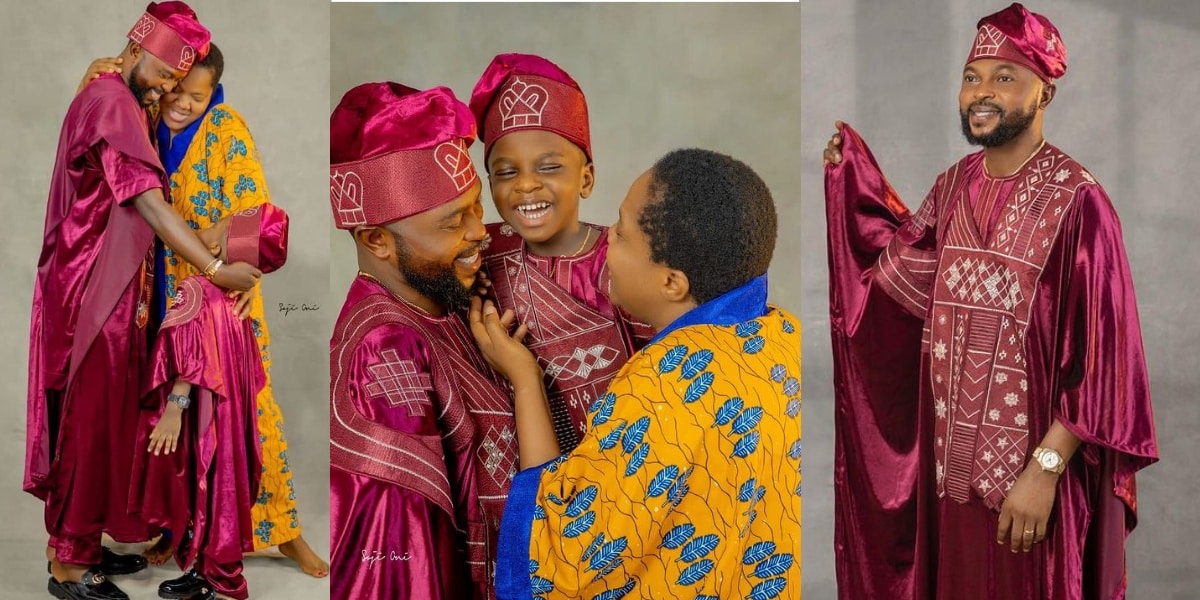 “My small God” – Toyin Abraham reaffirms love for husband as he turns a new age