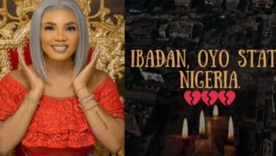 Iyabo Ojo bemoans the happenings in Nigeria as she prays for the victims of Ibadan explosion