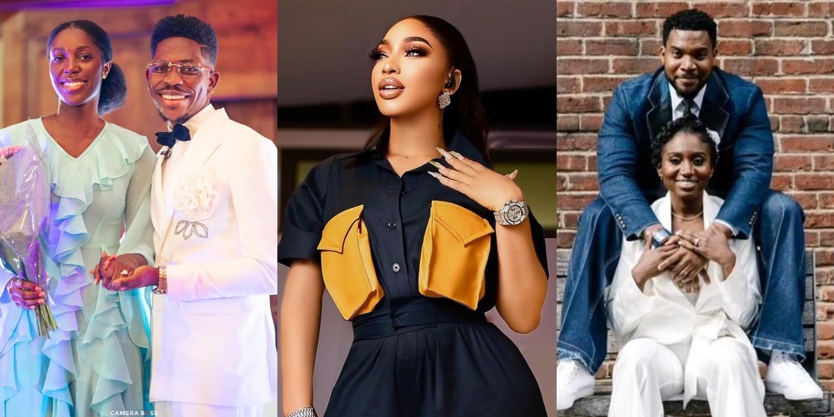 "It's been a tough week" – Tonto Dikeh writes to her fellow singles as Moses Bliss and Kunle Remi ties the knot