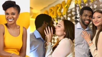 heart has been bursting with joy" – Omoni Oboli overjoyed as her son, Tobe gets engaged