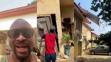 Isaac Fayose removes roof and door of tenant who has been owing him rent for 4 years