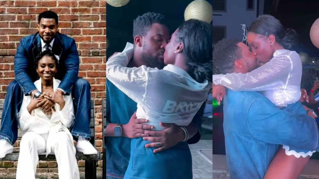 Kunle Remi fiancée public affection