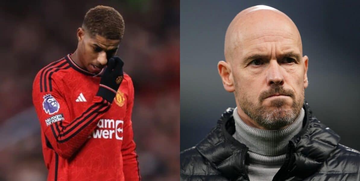 Rashford in fallout with Ten Hag after late night partying before FA Cup clash