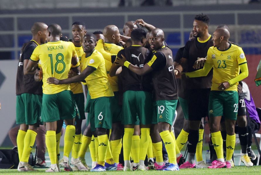 South Africa keep AFCON hopes alive after thumping Namibia 4-0