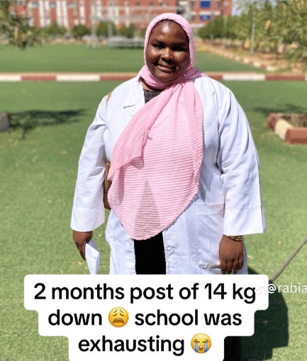 "This is unbelievable" - Plus-sized woman stuns many with her transformation photos on her 24th birthday