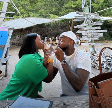 davido chioma loved-up vacation 
