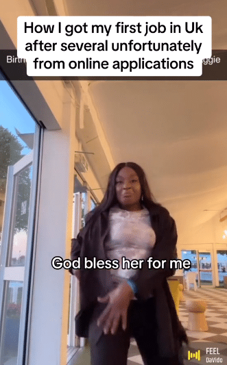 "How I met a woman who helped me secure my dream in the UK" - Nigerian lady opens up