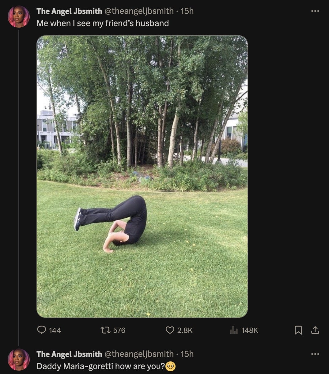 Angel Smith blasts women who are against female friends calling husband by name