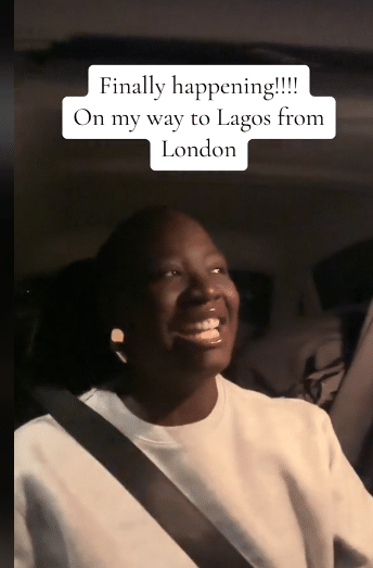 "Solo road trip" - Nigerian lady begins driving from London to Lagos