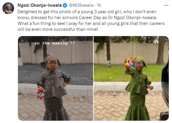 little girl dresses Ngozi okonjo-iwela
