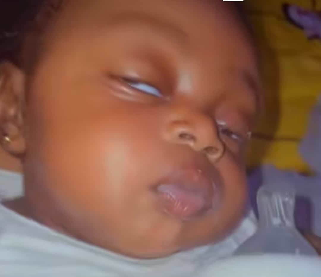 "Drink responsibly, you say no" - Beautiful baby breaks the internet with her expression after excessive milk intake