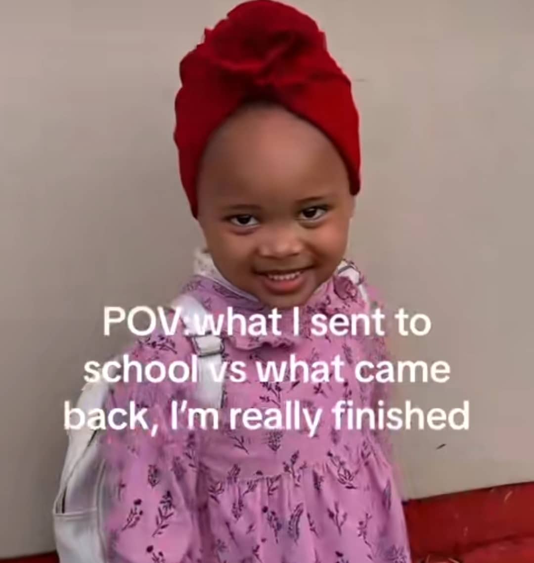 "I'm really finished" - Mother expresses worry as she reveals how her daughter went to school and how she returned