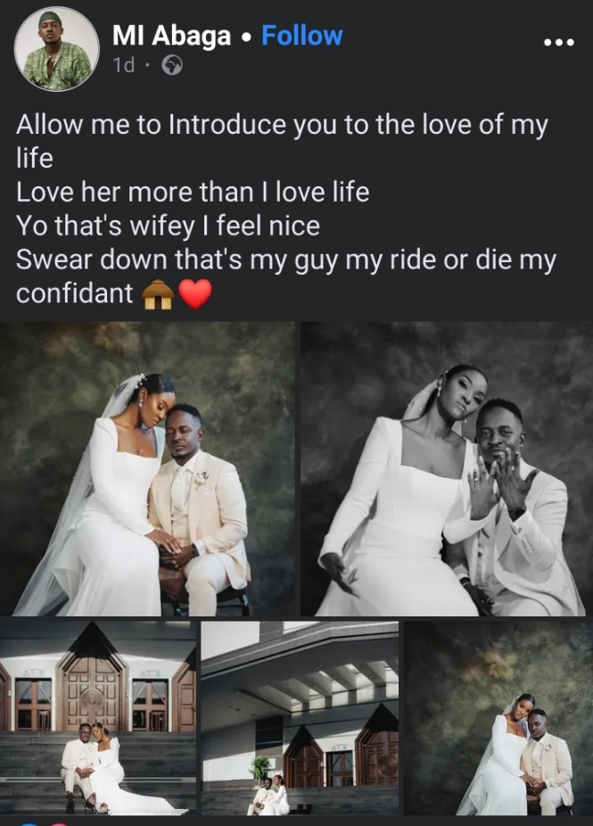 MI Abaga wife wedding photos 