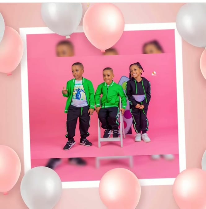 Yinka Ayefele's triplet on their 5th birthday