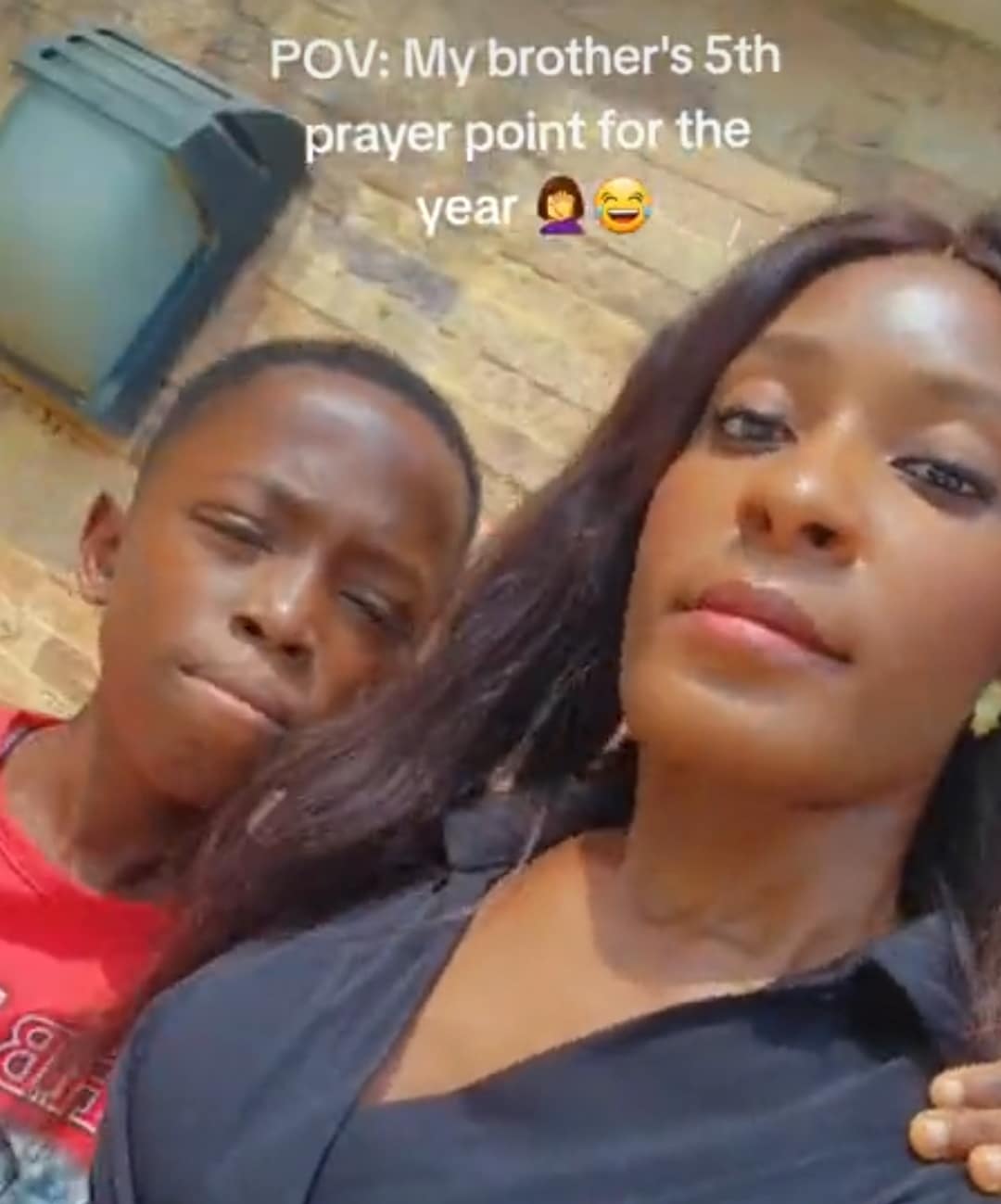 "I want aunty joy to be in her husband's house" - Little boy's prayer points for 2024 raise eyebrows on social media