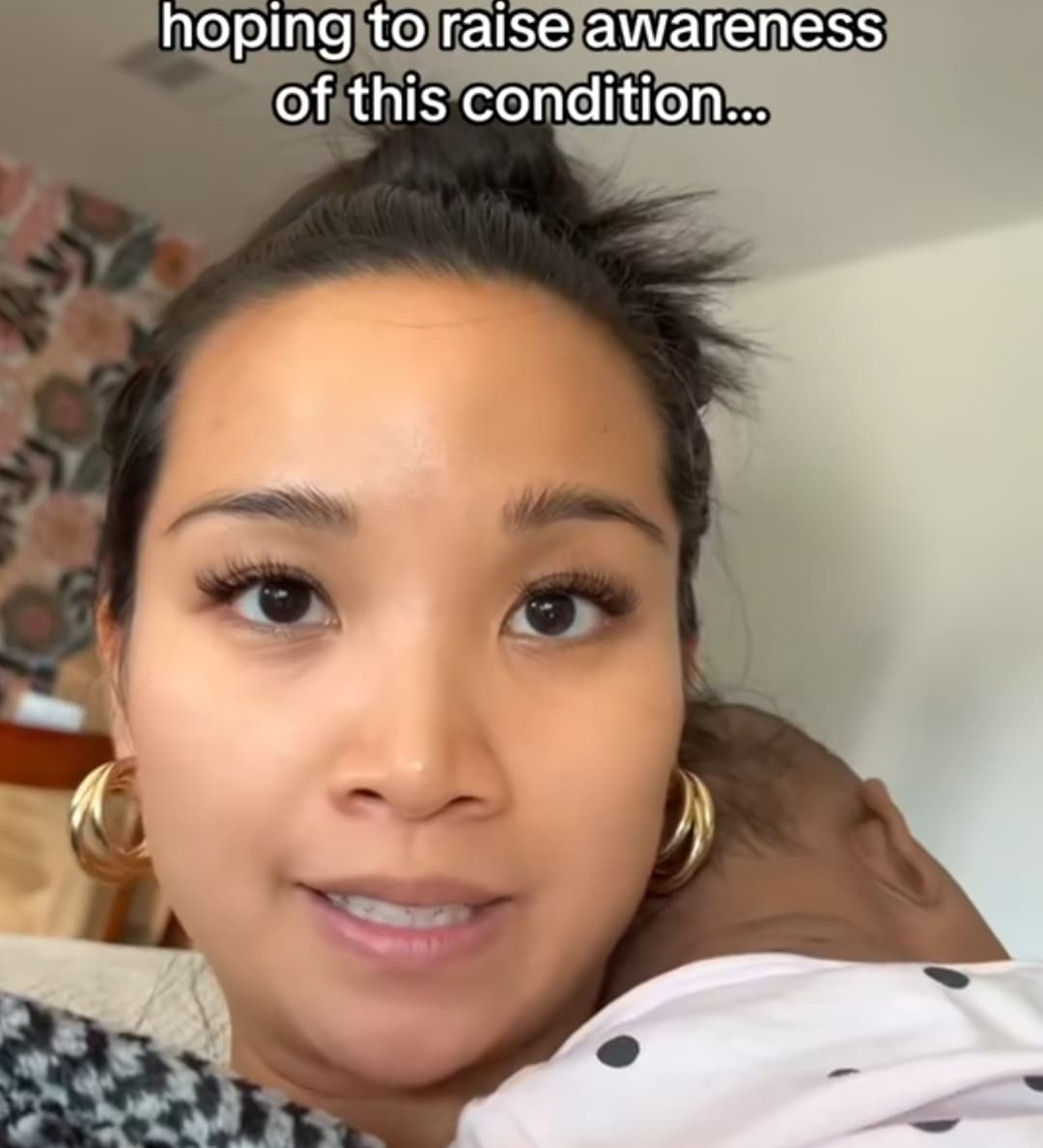 Mother breaks the internet with video of newborn daughter with a complete set of teeth