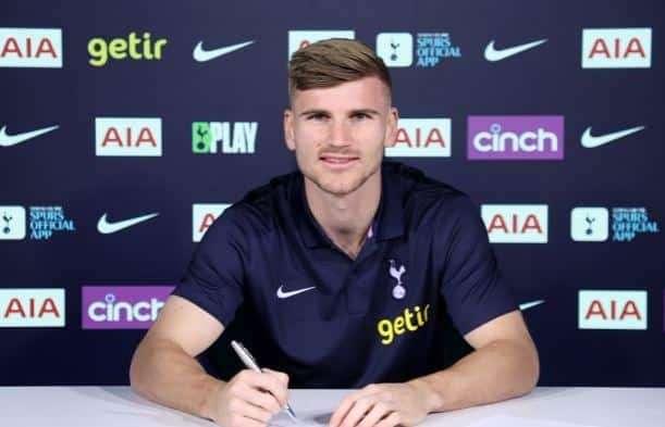Official: Timo Werner joins Tottenham on loan