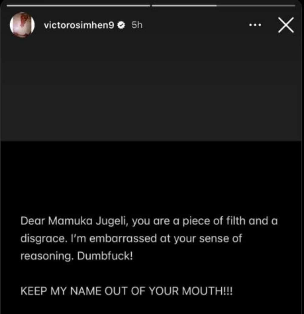 Osimhen blasts Kvaratskhelia's agent in Instagram post after rant