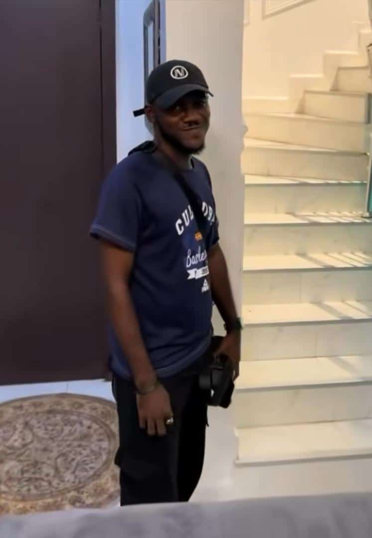 Deyemi Okanlawon shocked as Bimbo Adeboye discovers his lookalike on movie set