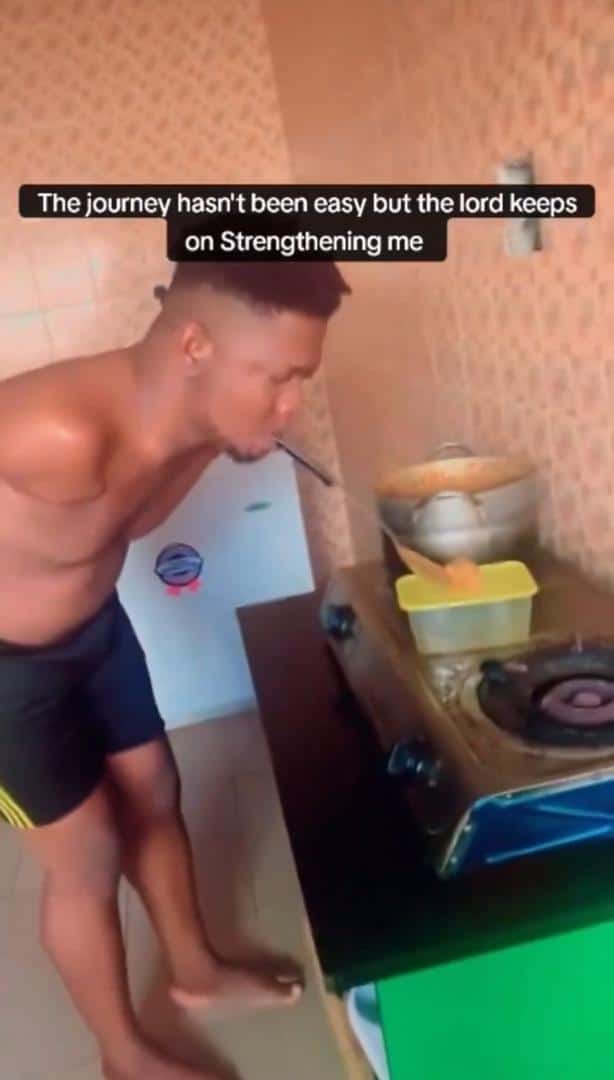 Touching video of amputee man going about his daily routine stirs emotions