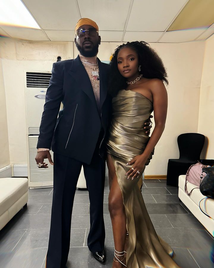 Simi and her husband, Adekunle Gold