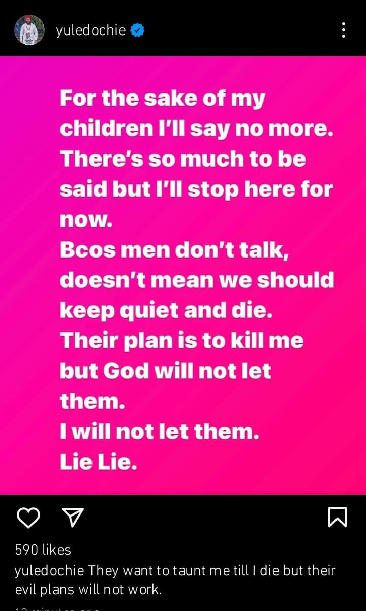 Yul Edochie dragging May