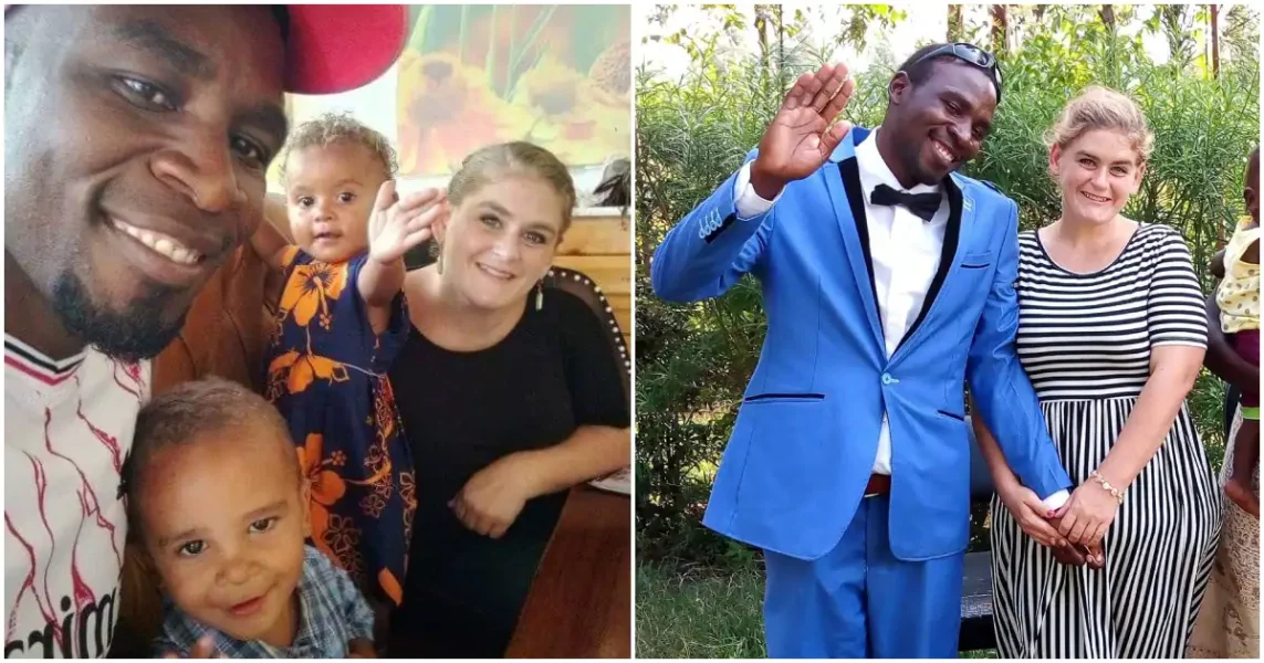 White woman sells all properties in US to marry a village man in Kenya, says God spoke to her