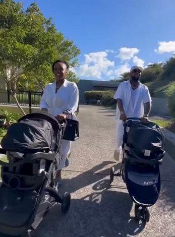 "Una don start, you don leave children again" - Nigerians drag Chioma after spotted at Davido's concert few months after delivery