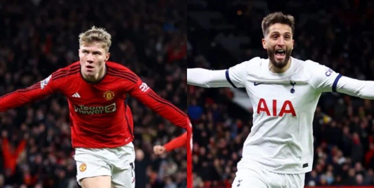 Manchester United held to 2-2 draw by Tottenham despite taking lead twice
