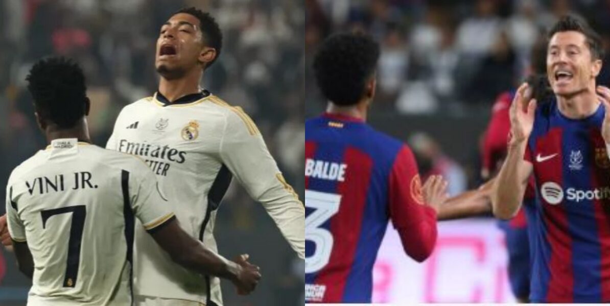 Vinicius bags hattrick in Madrid’s 4-1 win against Barca, as Bellingham claims first Spanish title