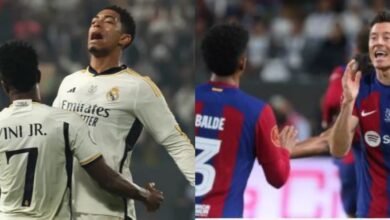 Vinicius bags hattrick in Madrid’s 4-1 win against Barca, as Bellingham claims first Spanish title