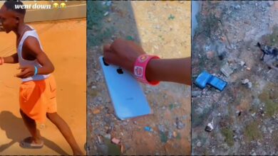 Outrage as teenager destroys iPhone device for fun